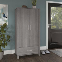 Wade Logan Anousha Tall Entryway Cabinet With Doors And Drawer