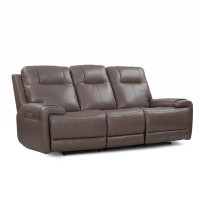 wtressa Genuine Leather Power Sofa