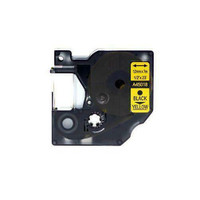 Weekly Promo! Dymo D1 45018 12mm (0.5 Inch) Black on Yellow Compatible Label Tape