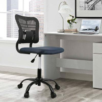 Inbox Zero Office Chair Armless Ergonomic Desk Chair Adjustable Height Seat Mesh Task Chair Comfy Home Office Chair