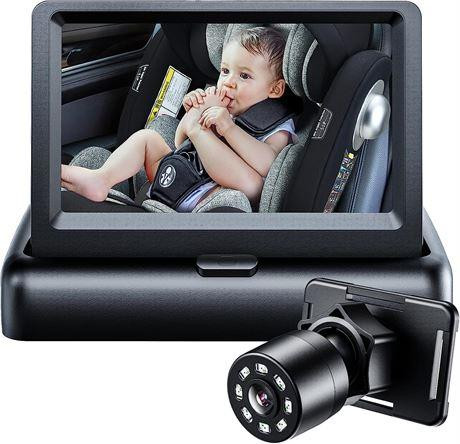 Itomoro Baby Car Mirror, View Infant in Rear Facing Seat with Wide Crystal Clear in Other in Ontario