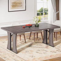 Ebern Designs 70.9'' Farmhouse Dining Table