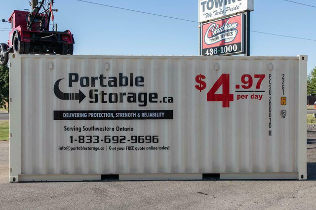 Shipping Container by Portable Storage - Rent or Buy! in Storage Containers in Chatham-Kent