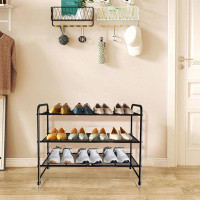 Gracie Oaks Stackable And Adjustable Shoe Organizer Shelf