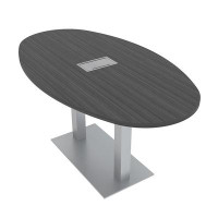 Skutchi Designs, Inc. 3X5 Small Oval Meeting Table with Power And Data Module