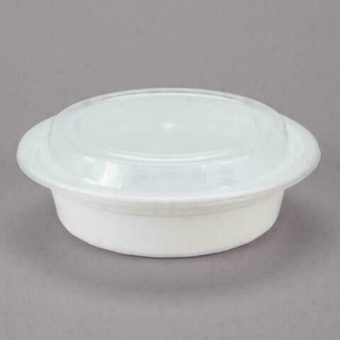 White Round Microwavable Heavyweight Container w/Lid 150/Case *RESTAURANT EQUIPMENT PARTS SMALLWARES HOODS AND MORE* in Other Business & Industrial in City of Toronto - Image 4