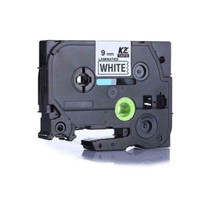 Weekly Promo! Brother TZe-221 Label Tape, 9mm (0.35), Black on White, Compatible