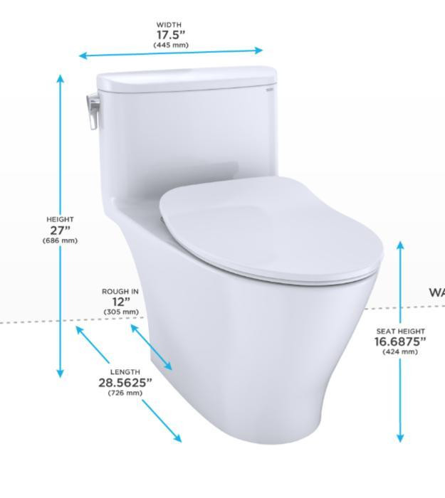 TOTO Aquia IV One-Piece Toilet With Slim Soft Close Seat in Plumbing, Sinks, Toilets & Showers in Toronto (GTA) - Image 2