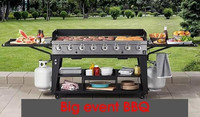 8 burner large event barbeque - fundraising - promotions - large gatherings