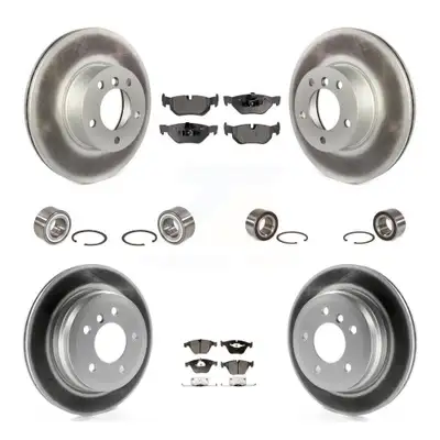 Front Rear Bearing Coated Disc Brake Rotors And Pads Kit (10Pc) For BMW 328i xDrive 328xi KBB-107947