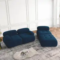 Latitude Run® Modular Sectional Sofa,DIY Combination,Modern Velvet Upholstered Large Modular Sectional Sofa