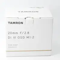 Tamron 20mm f/2.8 Di III OSD M1:2 Lens for Sony Mirrorless (ID: 1767 TJ)