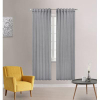 Eider & Ivory™ Blackout Curtains Room Darkening Window Panel Super Soft Luxury Drapes For Bedroom Rod Pocket Back Tab Cu
