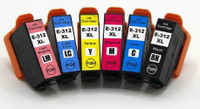 PREMIUM ink - Compatible Epson T312XL BK-C-M-Y-LC-LM New Ink Cartridges Combo Pack - 6 Cartridges
