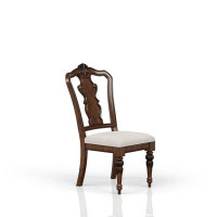 Lark Manor Ariena Solid Wood W/ Upholstered Seat Side Chair