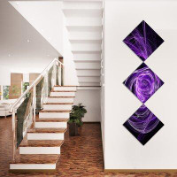 Made in Canada - East Urban Home 'Purple Ball of Yarn' Graphic Art PrintMulti-Piece Image on Canvas