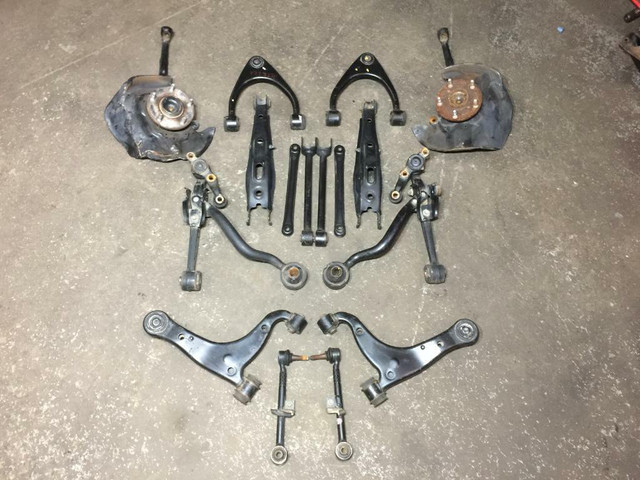Lexus is300 2001-2005 Front &amp; Rear Left &amp; Right Upper &amp; Lower Control Arms, Knuckles, Brakes, Struts Etc. Ru in Other Parts & Accessories in Mississauga / Peel Region
