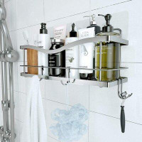 Rebrilliant Kierica Adhesive Mount Stainless Steel Shower Caddy
