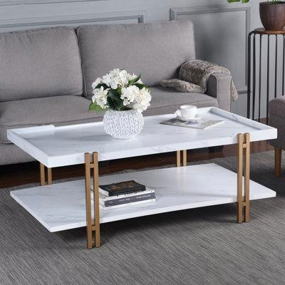 Everly Quinn Table basse avec rangement Olallo in Coffee Tables in Québec