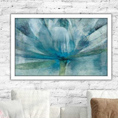Winston Porter 'Blue Awakening' Framed Acrylic Painting Print in Arts & Collectibles