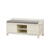Bowery Hill Bowery Hill Entryway Storage Bench In White