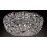 Classic Lighting Crystal Baskets 20-Light Semi-Flush Mount