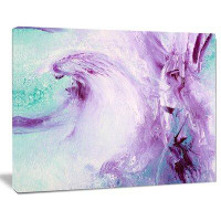 Design Art Deep Colours Abstract Graphic Art on Wrapped Canvas