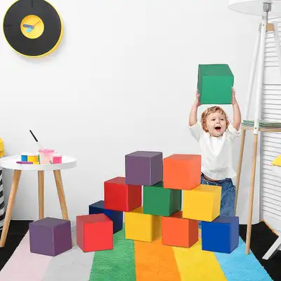 Your kids will have a blast with this 12-piece, foam block playset! Features: Perfect for schools, d...