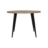 Jofran Prelude 42" Round Modern Solid Acacia Wood Dining Table