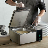 Steam Countertop Hot dog - Tortilla / Portion Steamer - 120V, 1800W