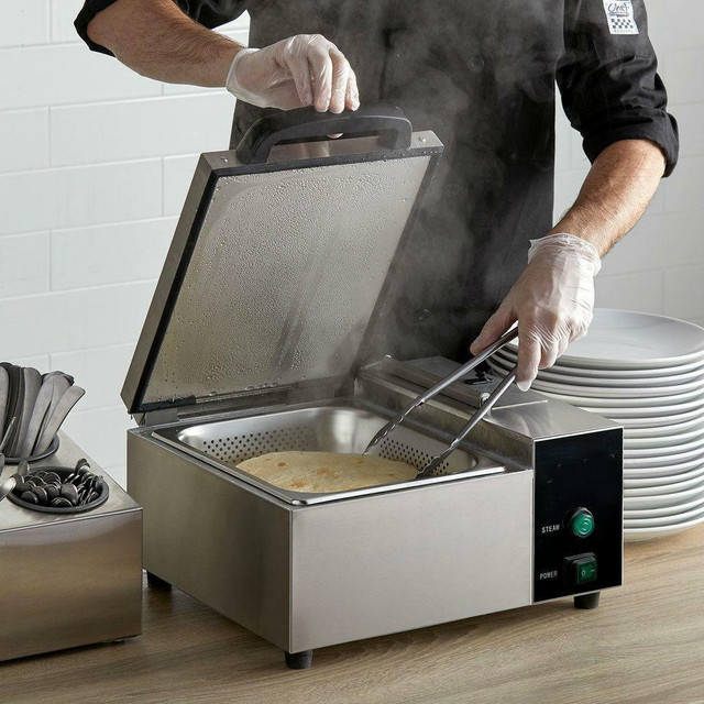 Steam Countertop Hot dog - Tortilla / Portion Steamer - 120V, 1800W in Other Business & Industrial