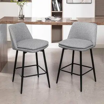 George Oliver Counter Height Swivel Bar Stools (Set Of 2)