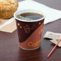 12 oz. Poly Paper Hot Cup with Coffee Design - 1000 / Case . *RESTAURANT EQUIPMENT PARTS SMALLWARES HOODS AND MORE*