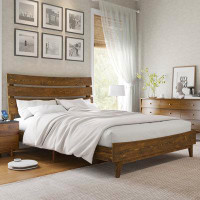 Wade Logan Camira Solid Wood Slat Bed
