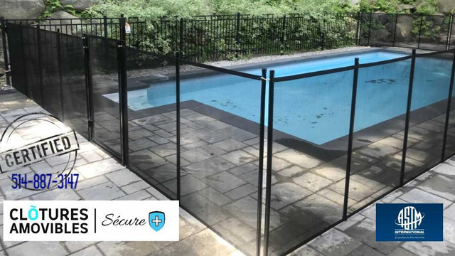 SECURE+, removable pool safety fence for your child, Kirkland, Qc in Decks & Fences in West Island