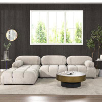 AllModern Sigma 4 - Piece Upholstered Sectional