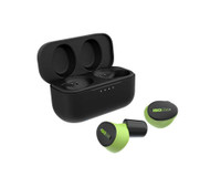 2024 ISO Tunes  IT-15  FREE Aware True Wireless Bluetooth Earbuds - Safety Green, Ambient Listening Technology