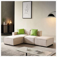 Ivy Bronx Modular Sectional Fabric Sofa