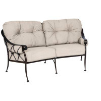 Woodard Derby Crescent Loveseat with Cushions