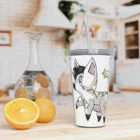 East Urban Home Stalze Plastic Tumbler With Straw
