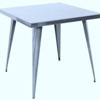 George Oliver Industrial Dining Table With Conical Leg