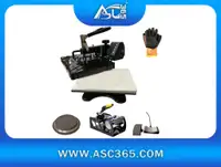 .5In1 Heat Press Multifunction Machine Digital Hat/Mug/Plate/Cap/T-Shirt Transfer Sublimation Print 110395