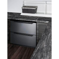 Summit Appliance Summit 30" Wide ADA Compliant 2-Drawer Frost Free Stainless Steel Cabinet and Door All-Refrigerator