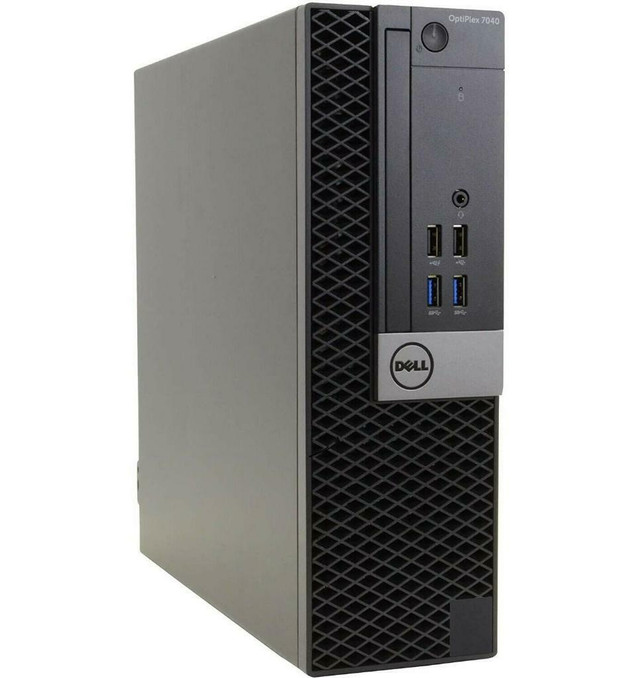Dell OptiPlex 7040 SFF i5-6500 3.2GHz, 16GB, 240GB SSD, DVD, Windows 10 Pro in Desktop Computers