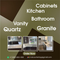 Kitchen Cabinets, Vanity, Countertops Best Price in Ontario