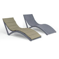 Compamia Farrah Outdoor Chaise Lounge Set With Pads