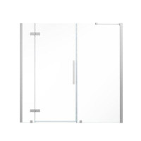 Ove Decors Endless Tampa 73.35" W x 0.71" D x 72.01" H Frameless Rectangle Shower Kit with Fixed Panel