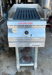 Garland ED-15B Grille Charbroiler 15” Electric 208V 1 PH Avec Base Comme Neuf. Like New.