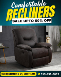 Shop Recliners Online! Huge Recliner Sale!!
