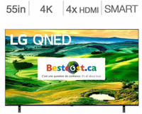 Télévision QNED 55'' POUCE 55QNED80UQA 4K ULTRA UHD HDR IPS 120Hz Smart TV Wi-Fi LG - BESTCOST.CA